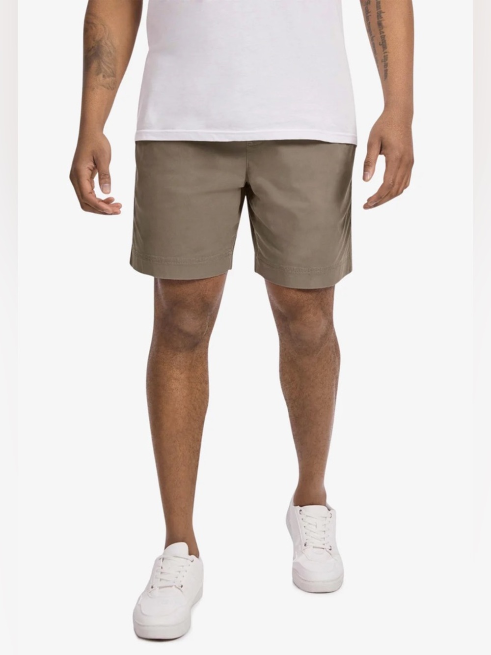 Cotton Cowan Walk Shorts. Color: Mocha. Size 38
